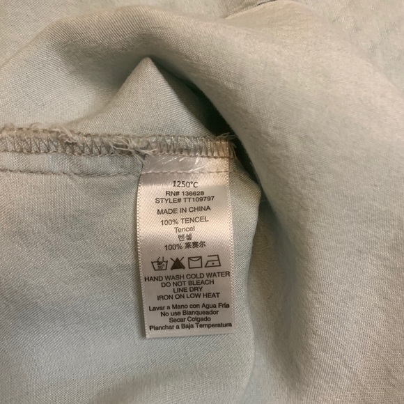 NAKED ZEBRA Chambray Halter Tank - Picture 9 of 9